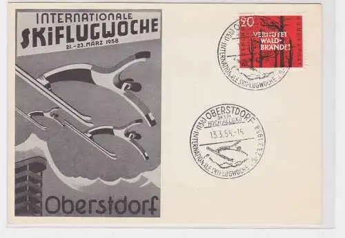 97072 Ak Internationale Skiflugwoche Oberstdorf 1958