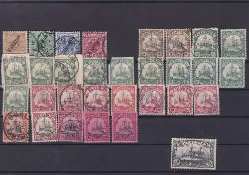 146169 Sammlung Deutsche Kolonien Kamerun 31 Werte