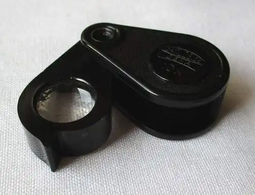 Carl Zeiss Jena Einschlaglupe Lupe 10x magnifier Bakelite (120982)