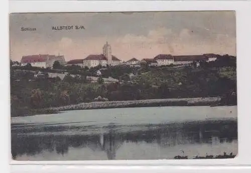 906681 Ak Allstedt S.-W. - Totalansicht mit Schloss 1920