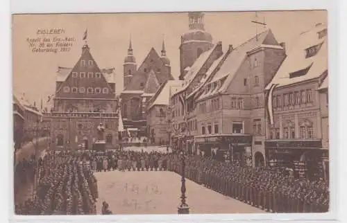 907521 Ak Eisleben - Appell des Ers.-Batl. Nr. 36 an Kaisers Geburtstag 1917
