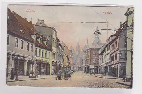 908161 Leporello Ak Eisleben - Am Marktum 1910