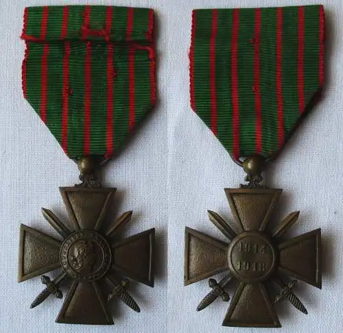Kriegskreuz 1914 1918 Frankreich France - Kreuz - Croix de Guerre (116550)