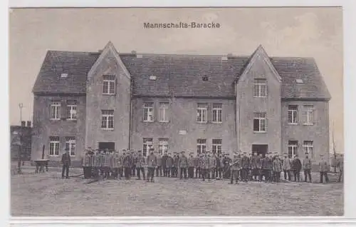 69685 Ak Gruß aus Alten-Grabow Mannschafts-Baracke um 1920