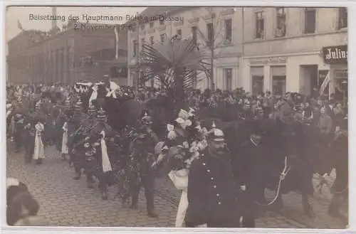 44377 Ak Beisetzung des Hauptmann Bölcke in Dessau 2.November 1916