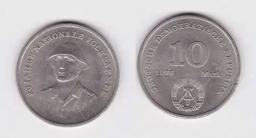 DDR Gedenk Münze 10 Mark 20 Jahre Nationale Volksarmee NVA 1976 (155480)