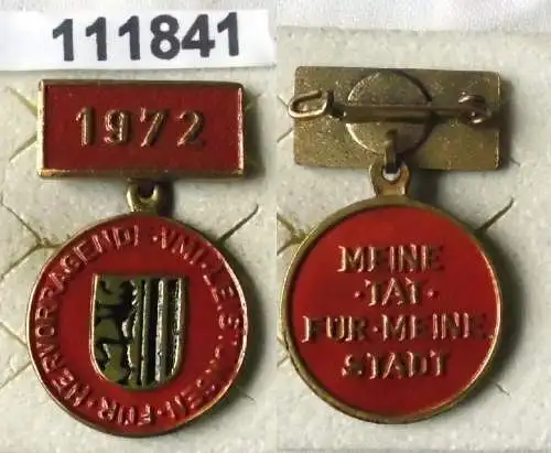 DDR Medaille Dresden für hervorragende VMI Leistungen 1972 (111841)