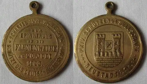 seltene Medaille Private Schützengesellschaft Neustadt in Sachsen 1903 (115554)