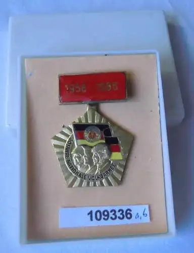 DDR Orden 30 Jahre Nationale Volksarmee im Etui 1986 (109336)