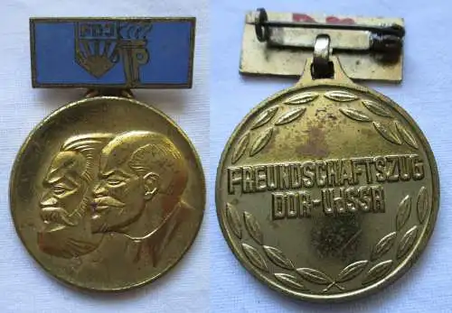 DDR Abzeichen Teilnahme an Auszeichnungsreisen mit dem Freundschaftszug (137236)