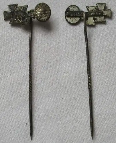 3er Ordenspange EK I, II & Verwundetenabzeichen Weltkrieg Miniatur 9 mm (134414)