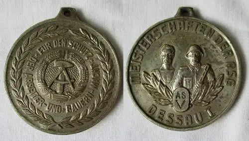 DDR Medaille Meisterschaften der ASG Armeesportgemeinschaft Dessau I (132375)