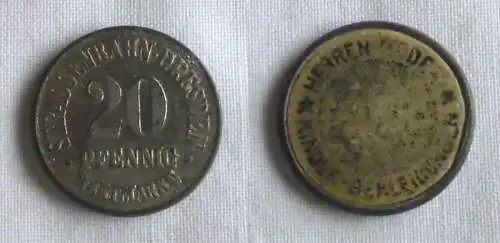 20 Pfennig Wertmarke Dresden Herren Mode Kinder Bekleidung  (112819)