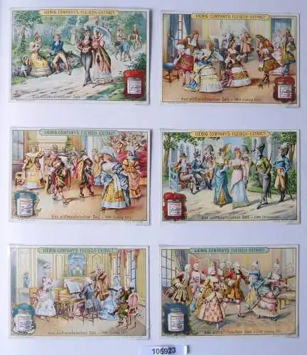 105923 Liebigbilder Serie Nr. 519 Aus altfranzösischer Zeit 1902
