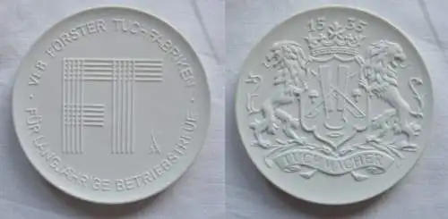 DDR Medaille VEB Forster Tuchfabriken - Für Langjährige Betriebstreue (149119)