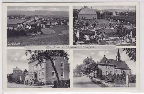 05273 Mehrbild Ak Gruß aus Gornau im Erzgebirge Gemeindebad usw. um 1930