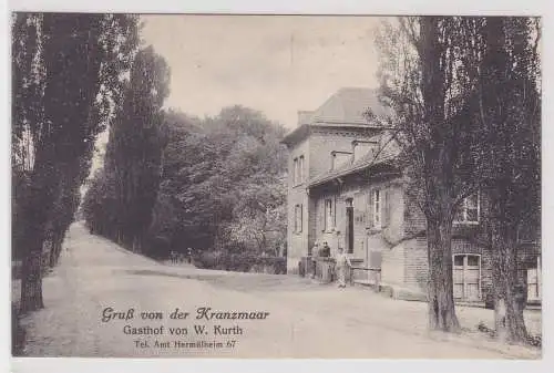 04209 Ak Gruß von der Kranzmaar Gasthof von W.Kurth um 1910