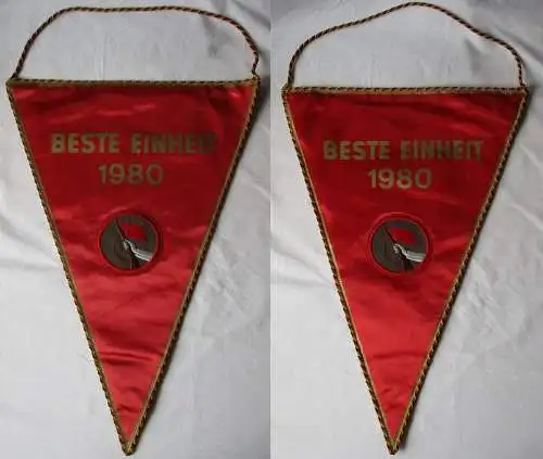 1x DDR Wimpel Kampfgruppe der Arbeiterklasse - Beste Einheit 1980 (131613)