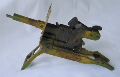 altes Blech Spielzeug EDOR Maschinengewehr um 1930 (110056)