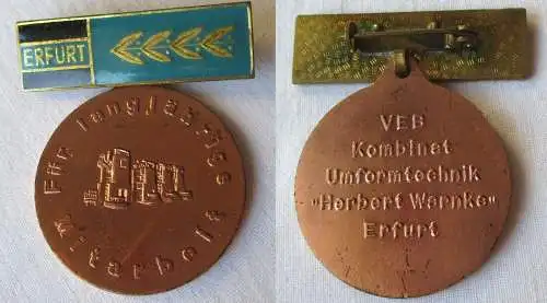 DDR Medaille VEB Kombinat Umformtechnik "Herbert Warnke" Erfurt (122766)