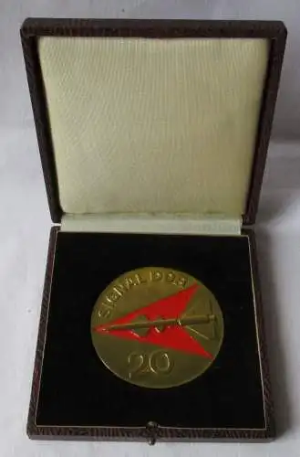 DDR FDJ GST Medaille Signal DDR 20 - Verteidigung soz. Vaterlandes (143846)
