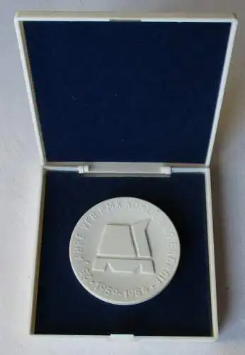 DDR Porzellan Medaille VEB BMK Kohle und Energie 1959-1984 im Etui (101050)