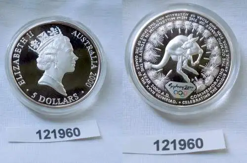 5 Dollar Silber Münze Australien Olympiade Sydney 2000 (121960)