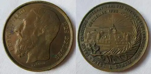 Medaille Belgien 1888 Wissenschafts- u. Industrie-Ausstellung Brüssel (142033)