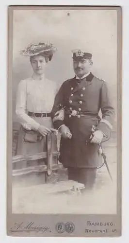 45759 Kabinettfoto Kapitän der kaiserlichen Marine um 1910