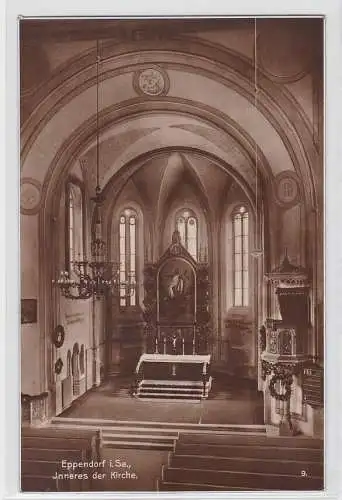 92665 AK Eppendorf in Sachsen - Inneres der Kirche 1933