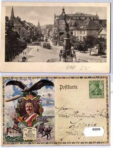 83559 DR Ganzsachen Postkarte PP27/C239/18 Freiburg i.B. 1913