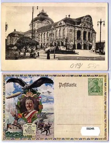 59248 DR Ganzsachen Postkarte PP27/C239/19 Freiburg i.Br. 1913