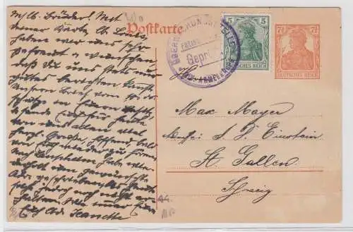 97899 DR Ganzsachen Postkarte P110 Überwachungsstelle XIV. Armeekorps Freiburg