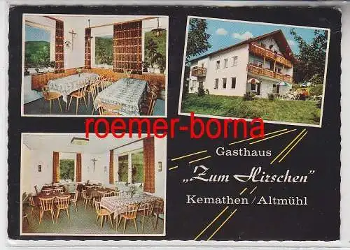 77869 Mehrbild Ak Gasthaus "Zum Hirschen" Kemathen Altmühl 1967
