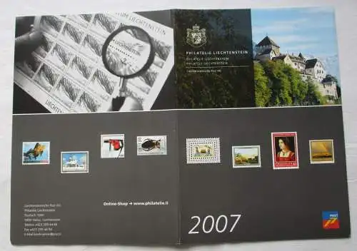 Liechtenstein Jahrgang 2007 postfrisch komplett OVP (153516)