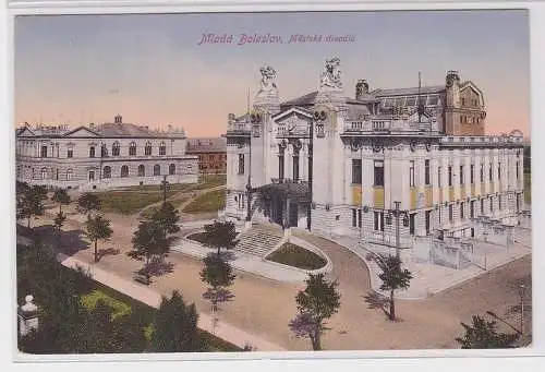 23557 AK Mladá Boleslav - Městské divadlo (Stadttheater) 1916