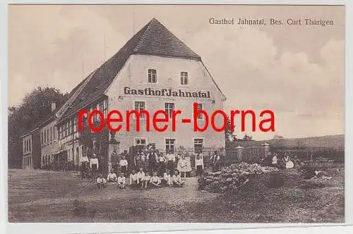 76681 Ak Gasthof Jahnatal Bes. Curt Thüringen um 1930