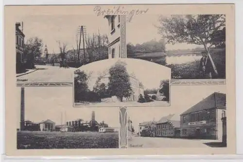 94861 Mehrbild Ak Breitingen Ölwerk, Gasthof usw. 1928