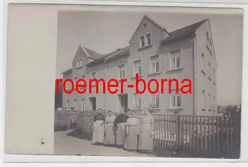 76847 Foto Ak Hauswalde in Sachsen Wohnhaus um 1910