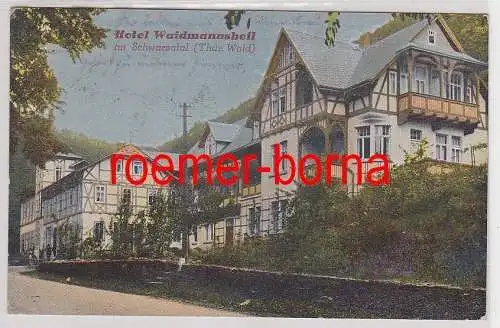 76057 Hotel Waidmannsheil im Schwarzatal (Thüringer Wald) 1927