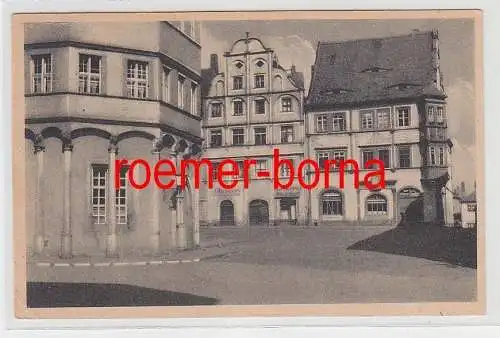 74324 Ak Görlitz Untermarkt mit Alter Waage und Ratsapotheke 1950