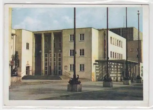 26634 Ak Chemnitz - Außenansicht des Stadtbades um 1950