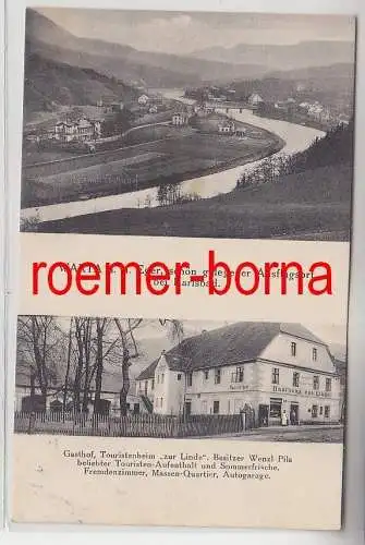 67862 Mehrbild Ak Warta an der Eger Gasthof "Zur Linde" 1929