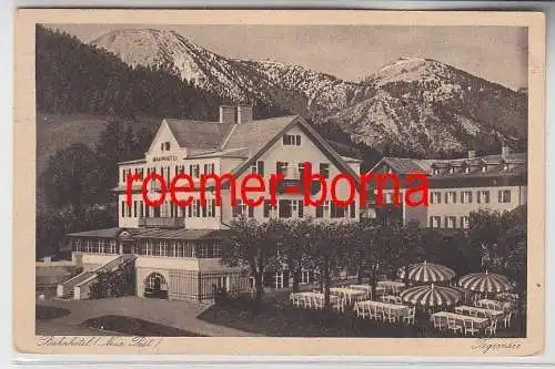 36909 Ak Tegernsee Bahnhotel Neue Post von Fidel Niggl 1932