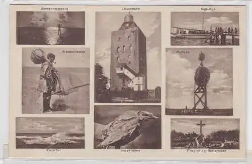 38431 Mehrbild Ak Nordseebad Neuwerk Ortsansichten um 1930