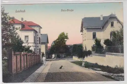 89069 Ak Laubach in Hessen Hain-Straße um 1910