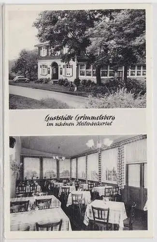 31765 Ak Gaststätte Grimmelsberg im schönen Heilenbeckertal, um 1930