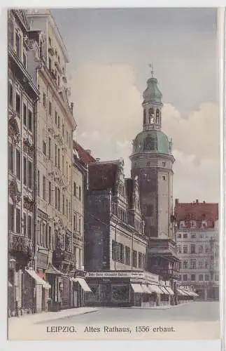 34624 Ak Leipzig - Alt-Leipzig Serie I, Nr. 1 Altes Rathaus 1556 erbaut um 1910