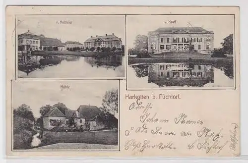 97975 Ak Harkotten b. Füchtorf, Mühle, v. Ketteler, v. Korff, um 1912