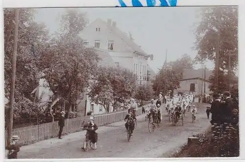 84598 Foto Ak Olbersdorf bei Zittau Festumzug um 1925